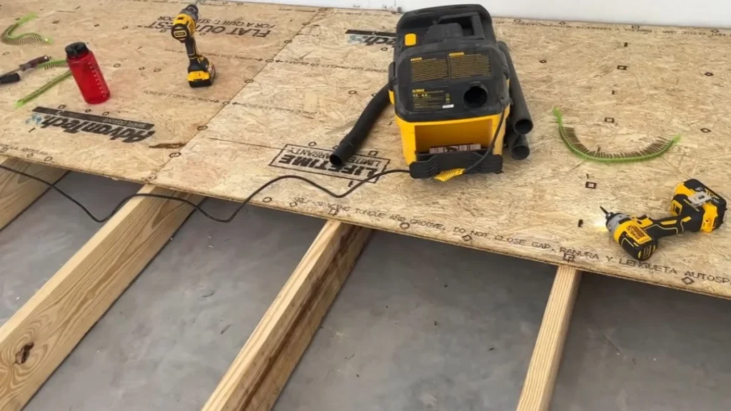 Framing floor insulation