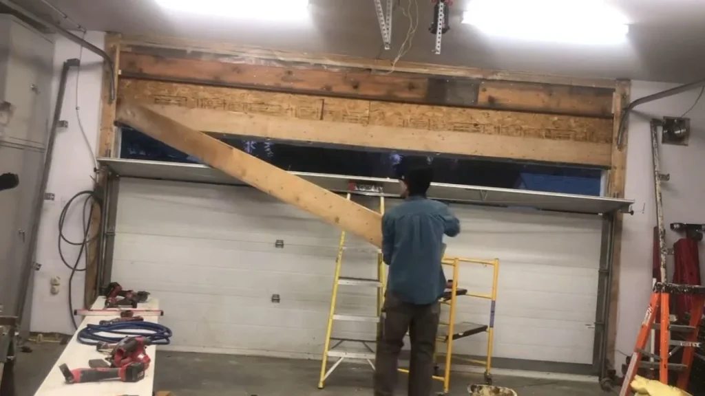 Garage door Widening Process