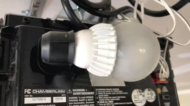 chamberlain garage door opener lights not working