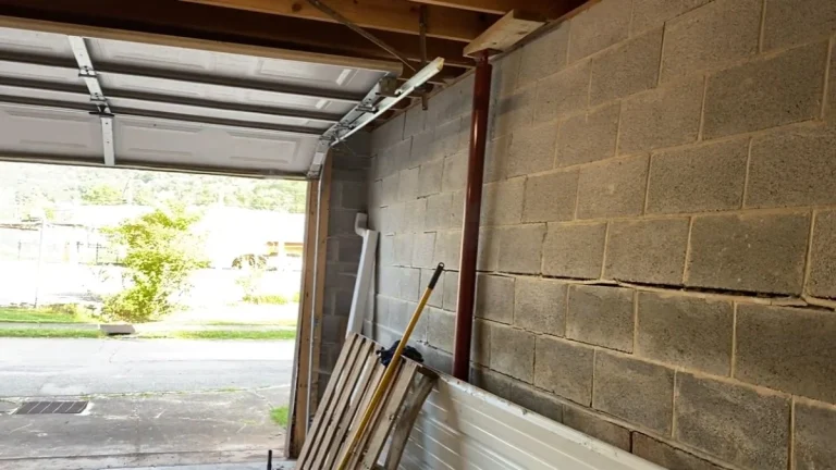 cinder block garage repair
