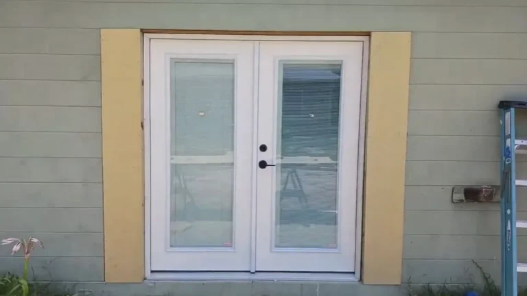 converting garage door into french doors