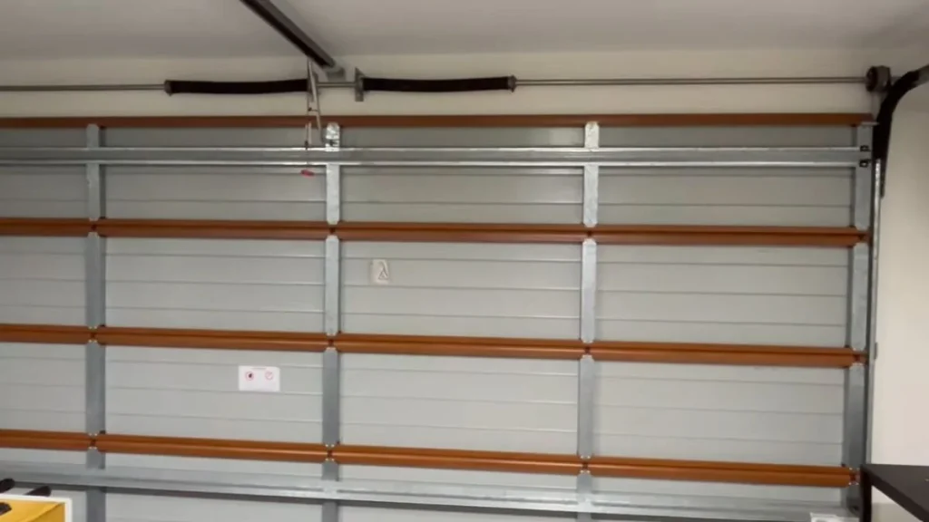 garage door sealing to make a room