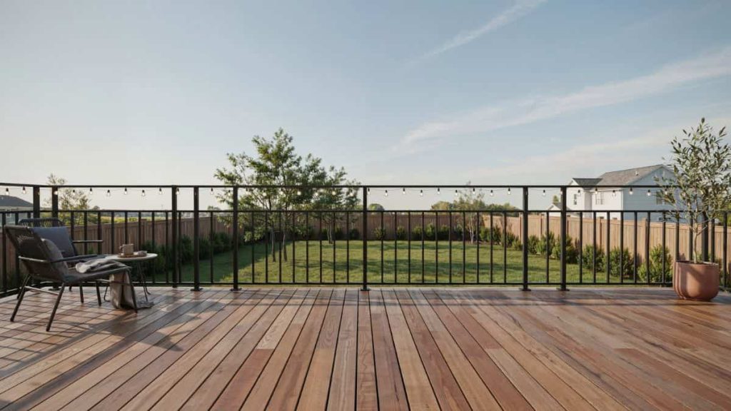 garage roof to deck