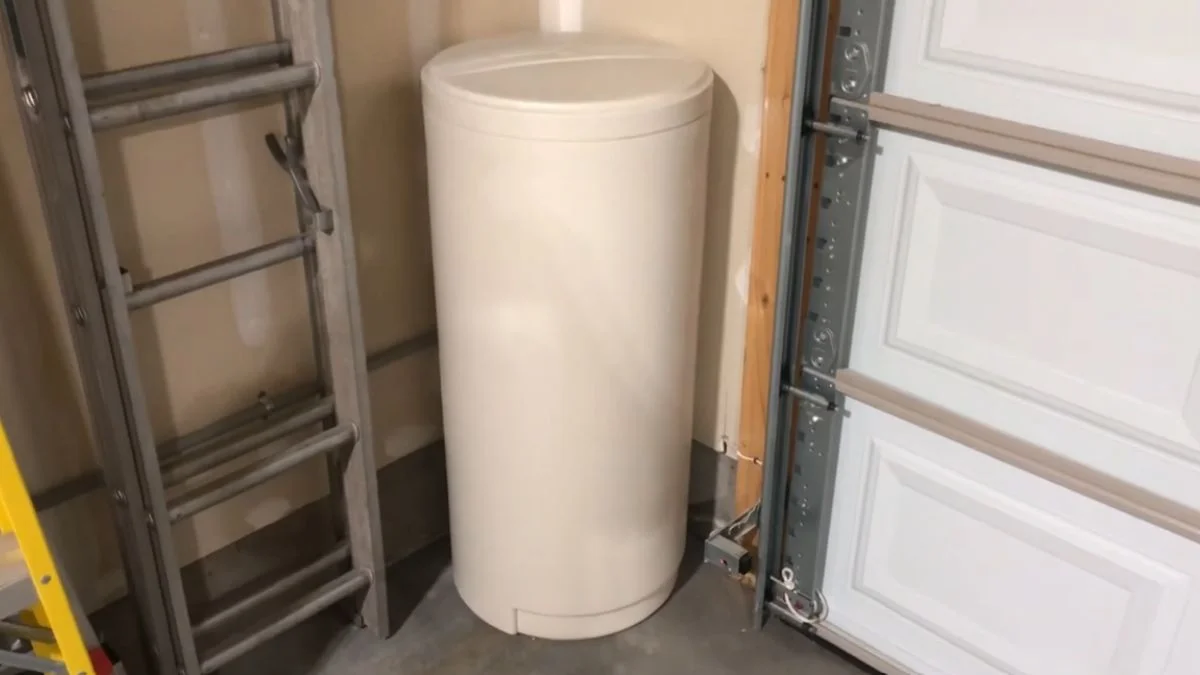 moving water heater to garage