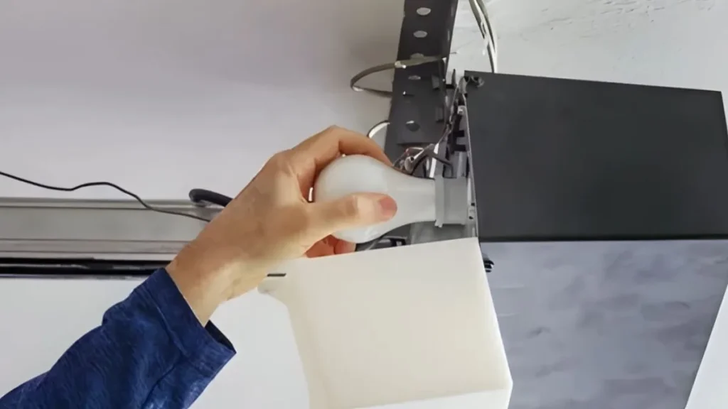 Fixing dim chamberlain garage door opener light