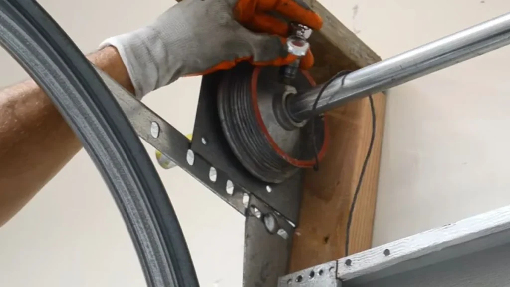 Garage Door Cable Reattachment