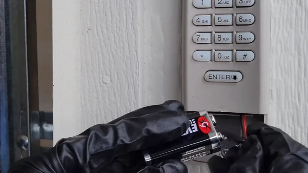 Garage Door Keypad Battery Replacement
