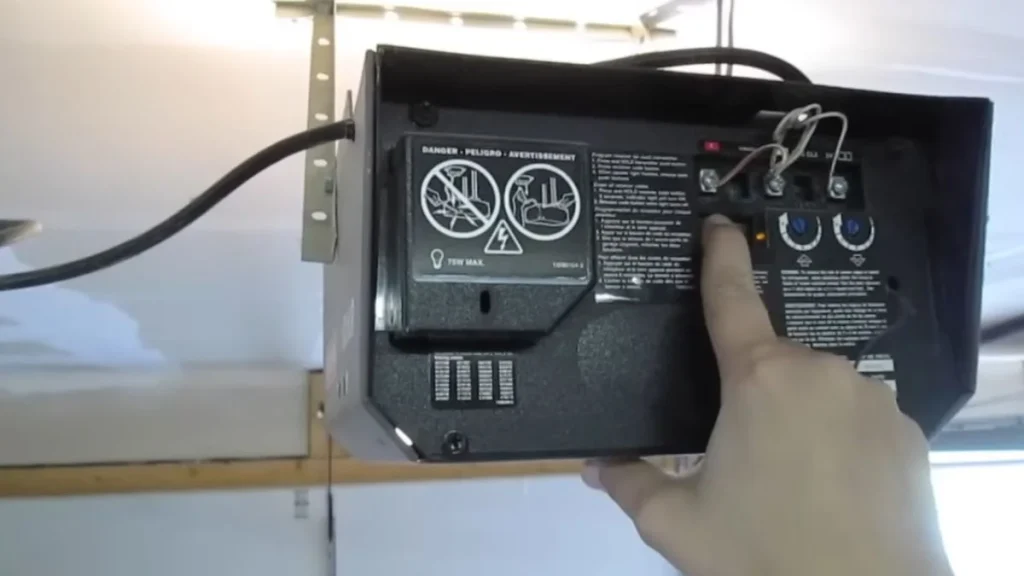 Locating the Learn Button on Craftsman Opener