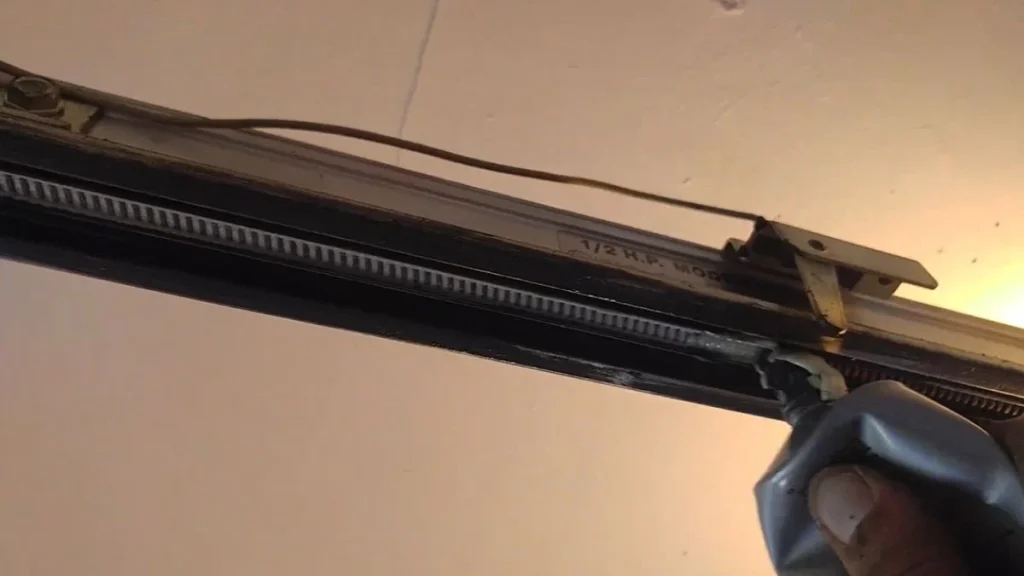 Lubrication After Cleaning garage door opener