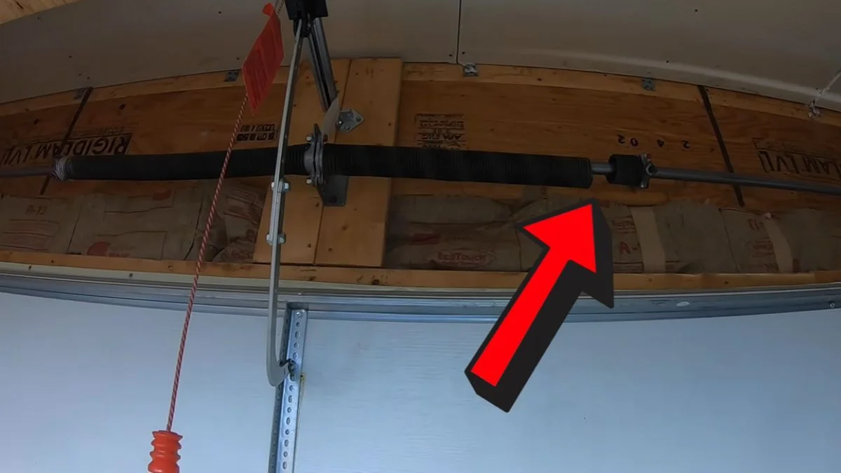 broken garage door spring