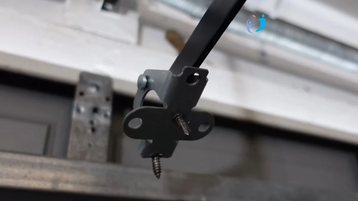 garage door arm bracket ripped off