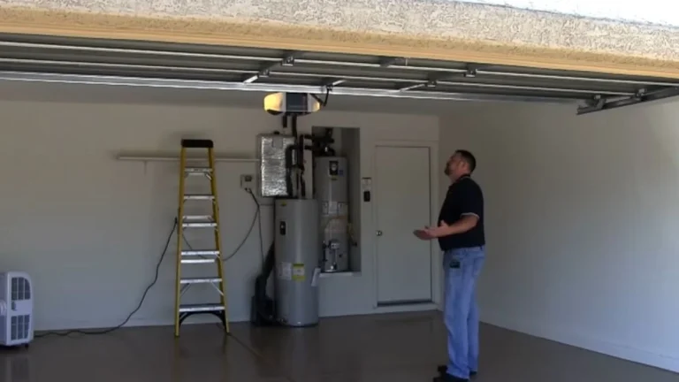 garage door opener not working but light is on