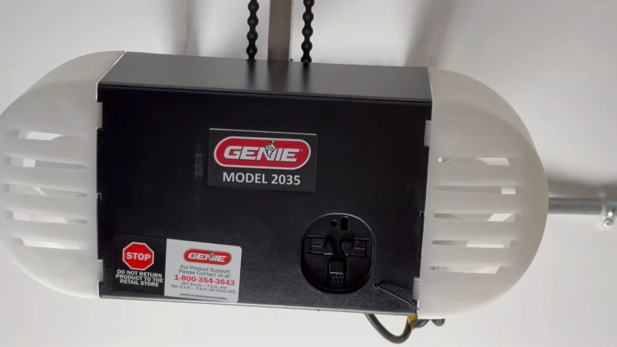 genie garage door opener not working after power outage