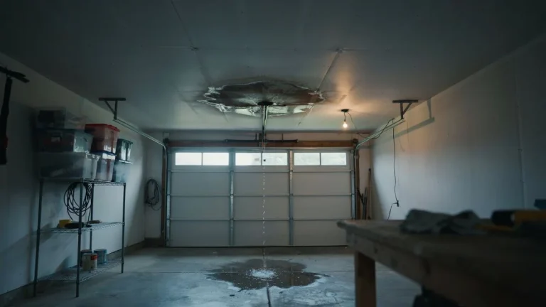 leak in garage ceiling