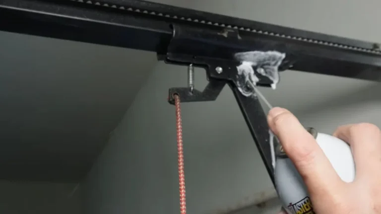 lubricate belt drive garage door opener