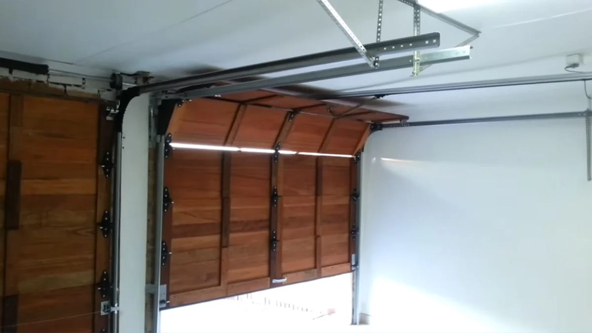 wood garage door panel